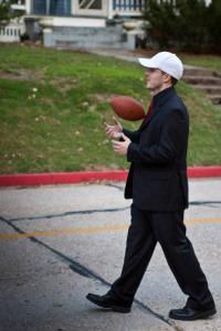 Chris McKinzie football tux