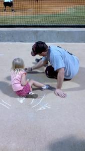 Chris McKinzie Kids chalk art