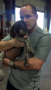 Chris McKinzie puppy love